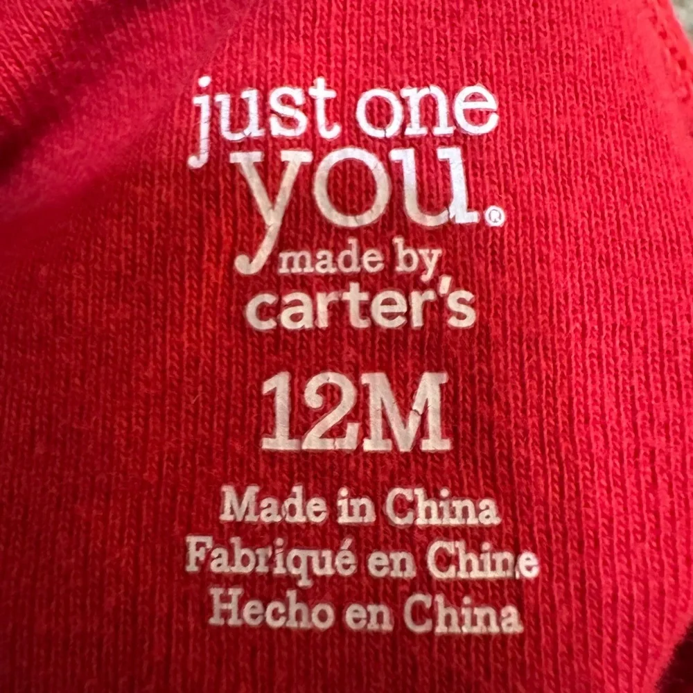 Carter's Red Baby Outfit